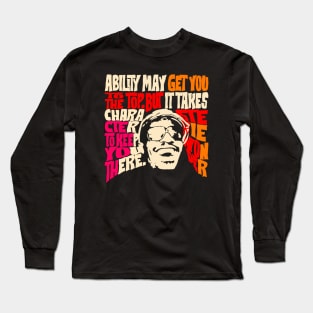 Stevie Wonder // Retro Fun Art Style Long Sleeve T-Shirt